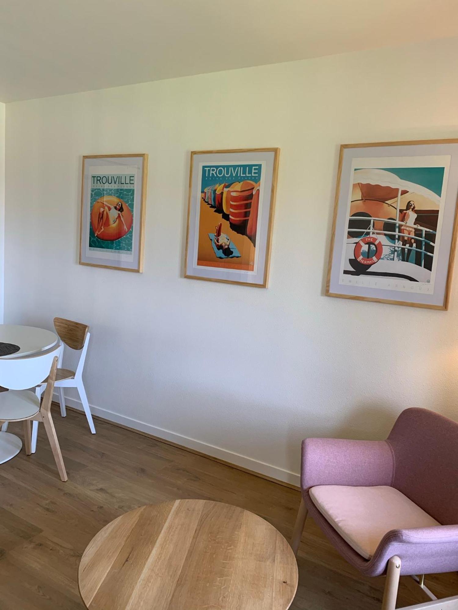 L'Appartement Vue Mer De La Villa Des Rosiers - Trouville Sur Mer Экстерьер фото